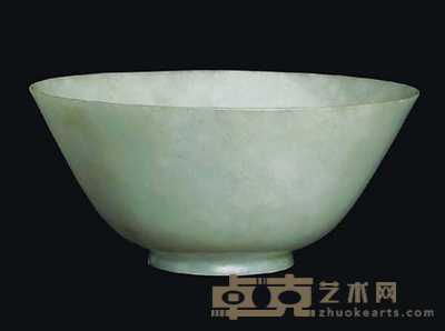 19TH CENTURY A CELADON JADE BOWL 
